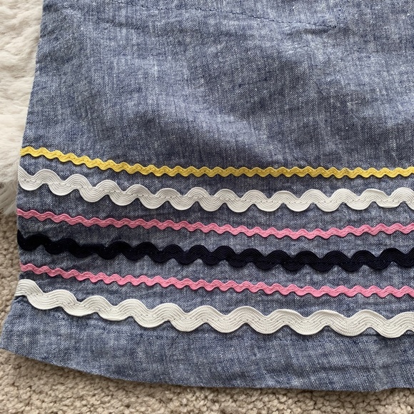 For Cynthia Chambray Sleeveless Shift Dress- Size Medium - Picture 4 of 11